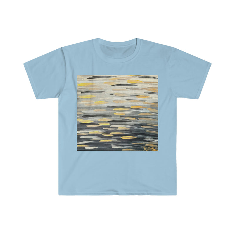 “Zebra Brushstrokes”   Unisex Softstyle T-Shirt