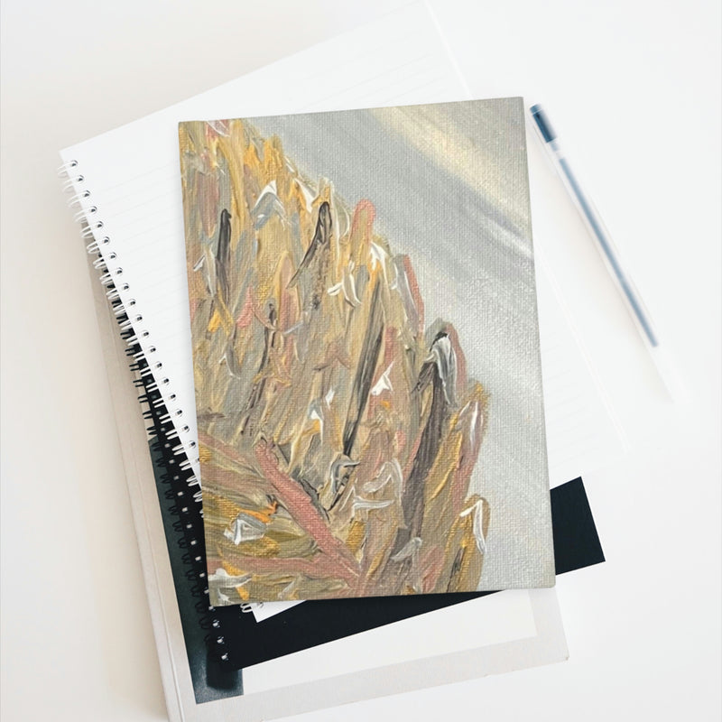 The Golden Leaf Art par Deanna Caroon Journal à couverture rigide - Ligne lignée