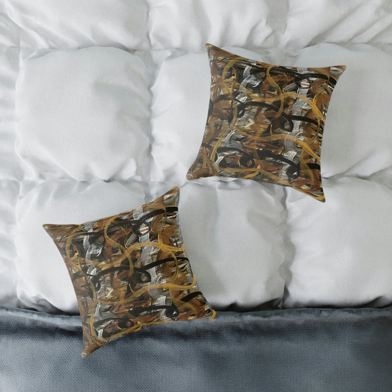 Metallic Loops Spun Polyester Pillow