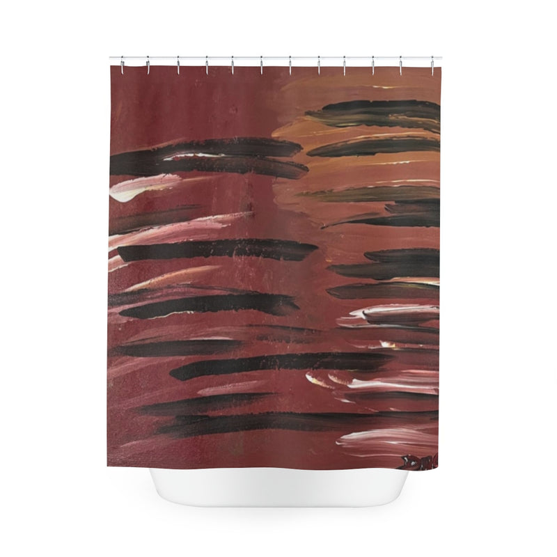 "Reflections' Polyester Shower Curtain
