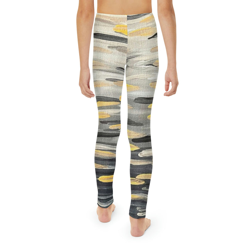 “The Zebra Brushstrokes”  Youth Full-Length Leggings