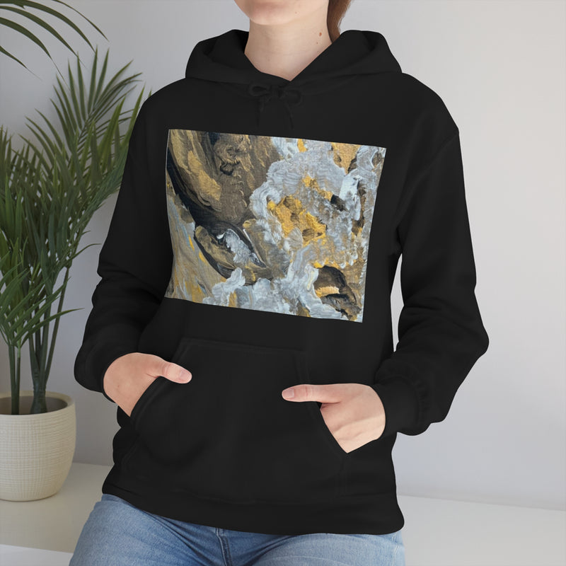 "Strength" Abstract- Unisex Heavy Blend™ Hooded Sweatshirt