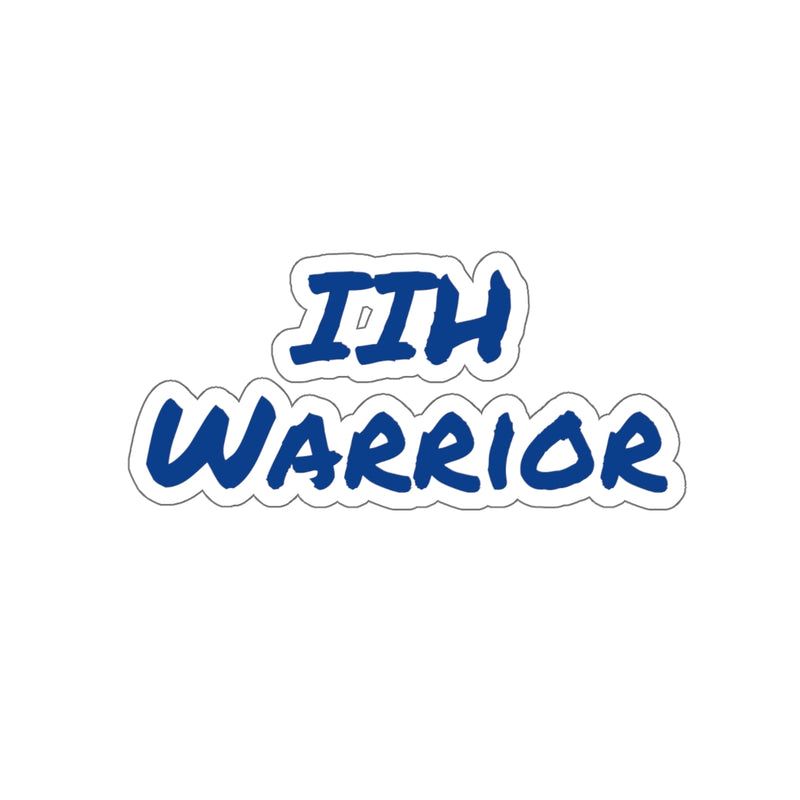 IIH warrior in Blue- Kiss-Cut Stickers