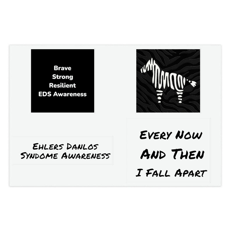Ehlers Danlos Awareness Sticker Sheets Variety Pack