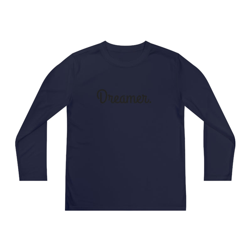 Dreamer. Youth Long Sleeve Competitor Tee