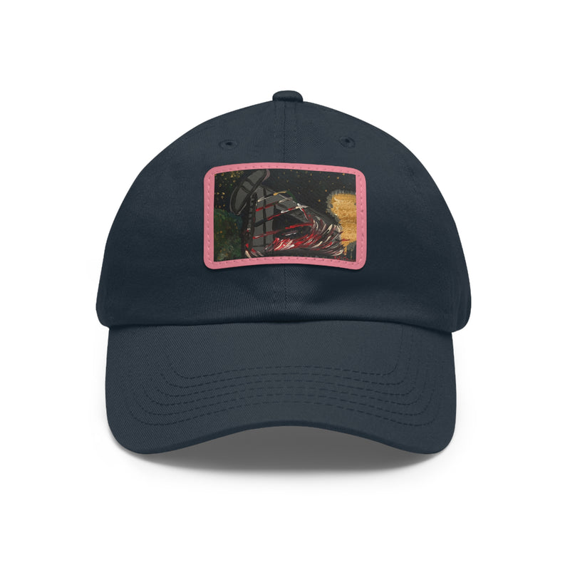 “ West Texas Gold- The Pumper” Dad Hat with Leather Patch