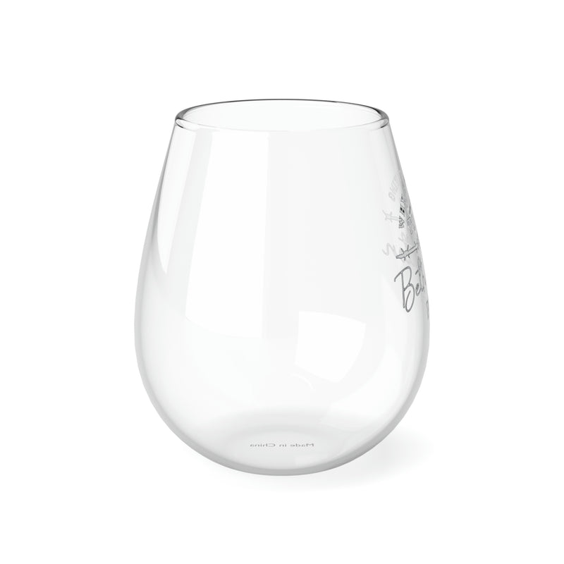 Why y’all trying to test the Beth Dutton in me Stemless Wine Glass, 11.75oz