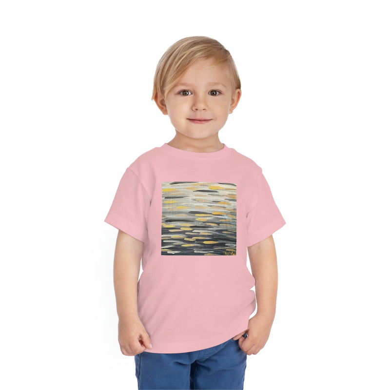 T-shirt à manches courtes pour tout-petit « The Zebra Brushstrokes »