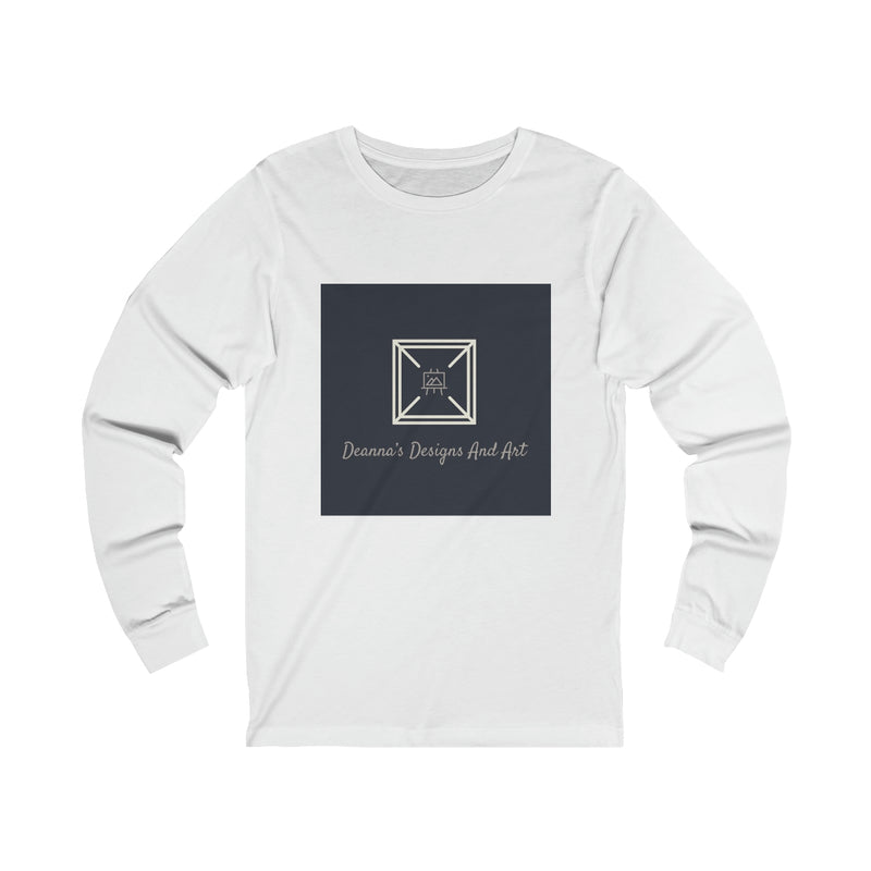 Deanna's Designs and Art Logo Unisex Jersey Long Sleeve Tee