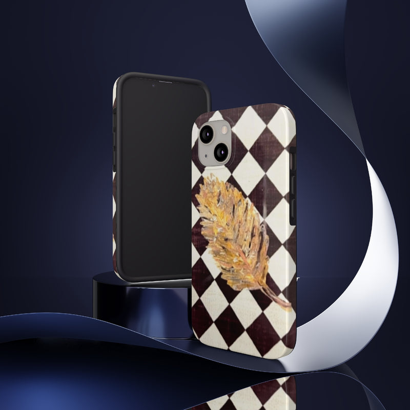 The Golden Leaf Diamond Tough Phone Cases, Case-Mate