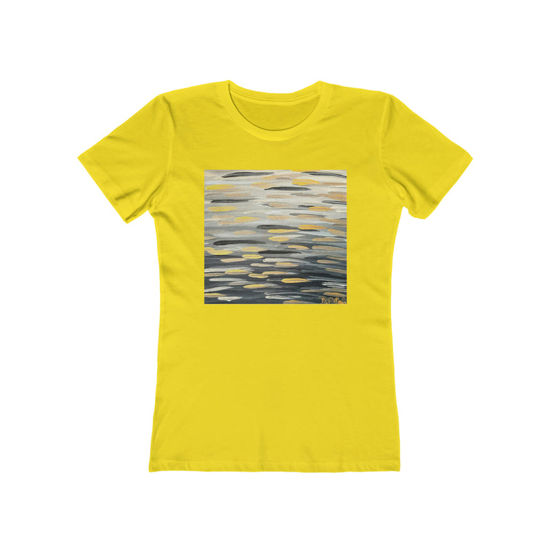 T-shirt The Boyfriend «Zebra Brushstrokes» pour femmes