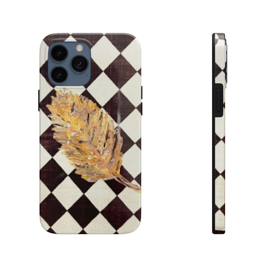 The Golden Leaf Diamond Tough Phone Cases, Case-Mate