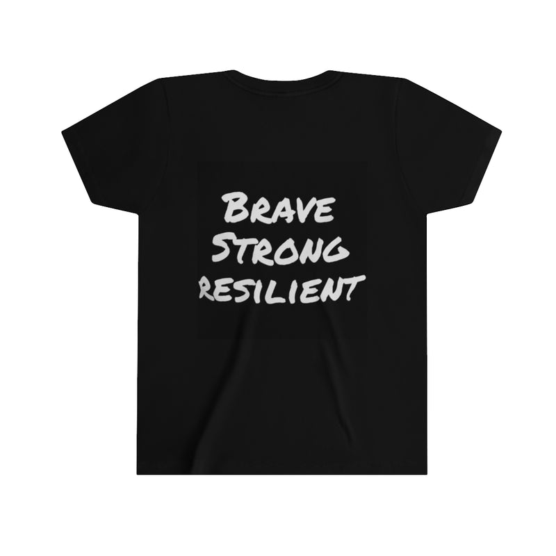 IIH Warrior - Brave -Strong -Resilient - Youth Short Sleeve Tee