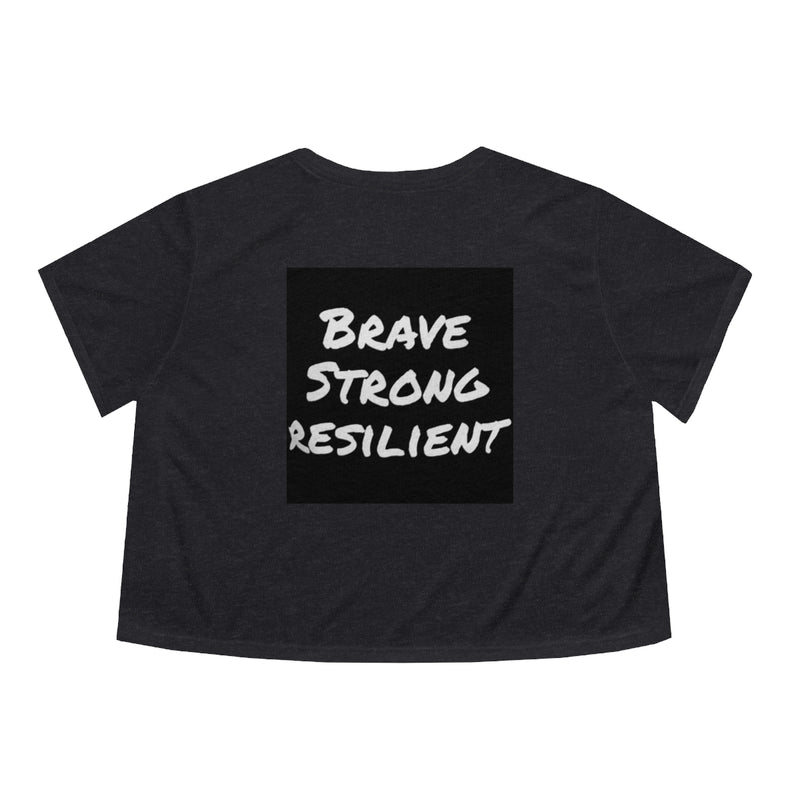 IIH Warrior - Brave -Strong -Resilient -T-shirt court fluide pour femmes