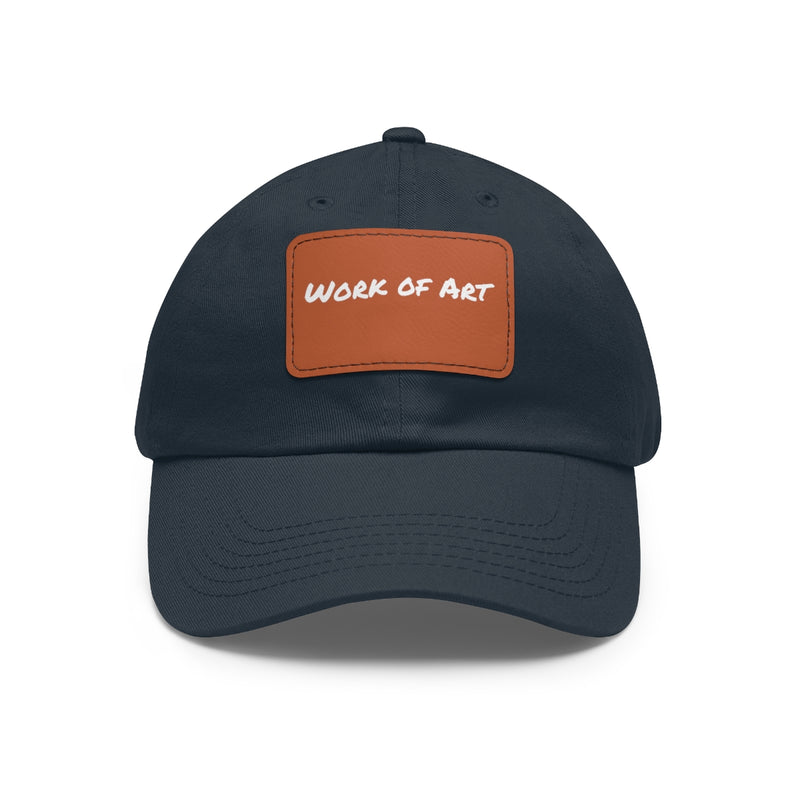 Work Of Art Dad Hat with Leather Patch