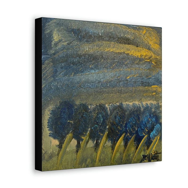 “Bluebonnets in the Storm” Canvas Gallery Wraps