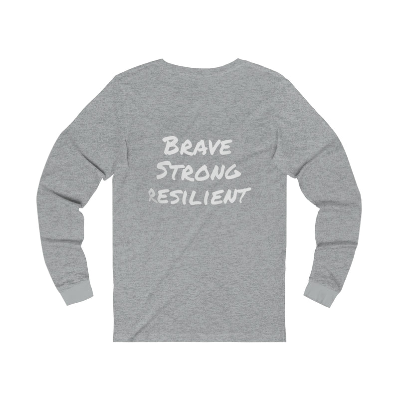 Brave - Strong Resilient - IIH Warrior - Coloré - T-shirt à manches longues en jersey unisexe