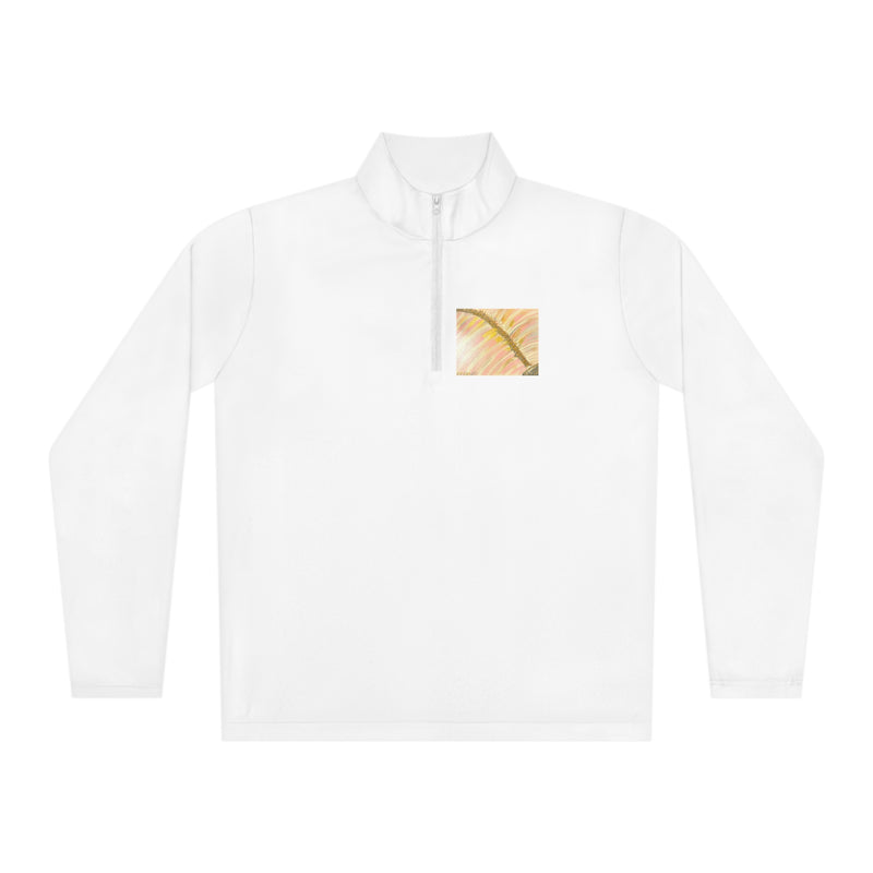 "Disjointed "by  Deanna Caroon- Unisex Quarter-Zip Pullover