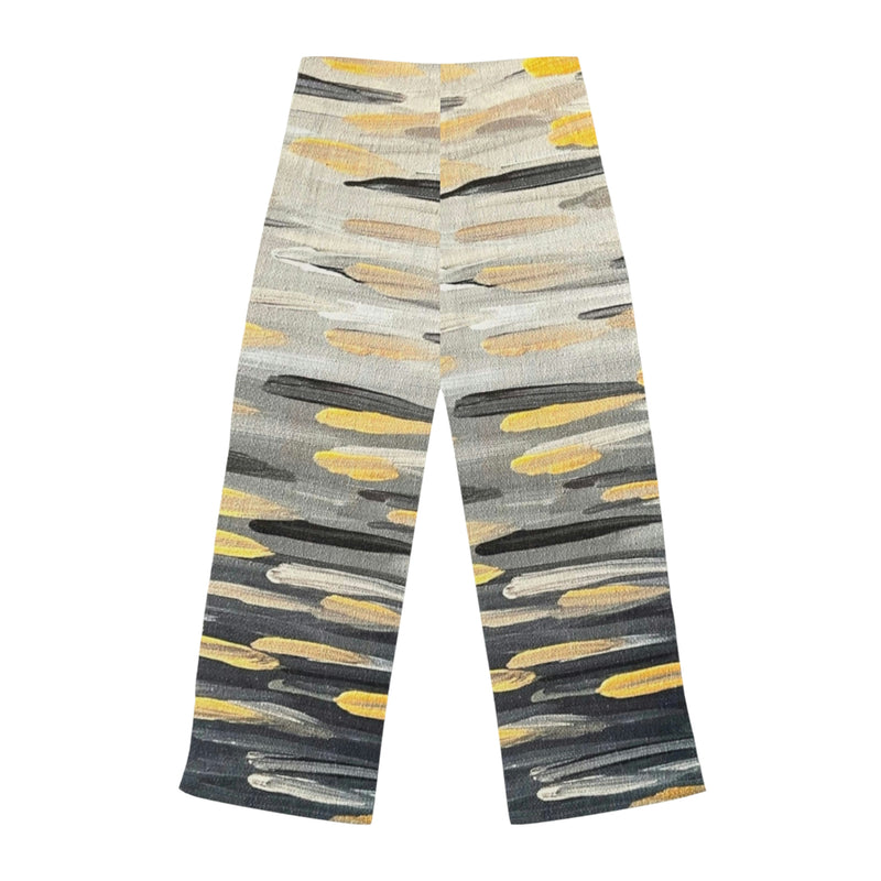 “Zebra Brushstrokes”   Women's Pajama Pants (AOP)