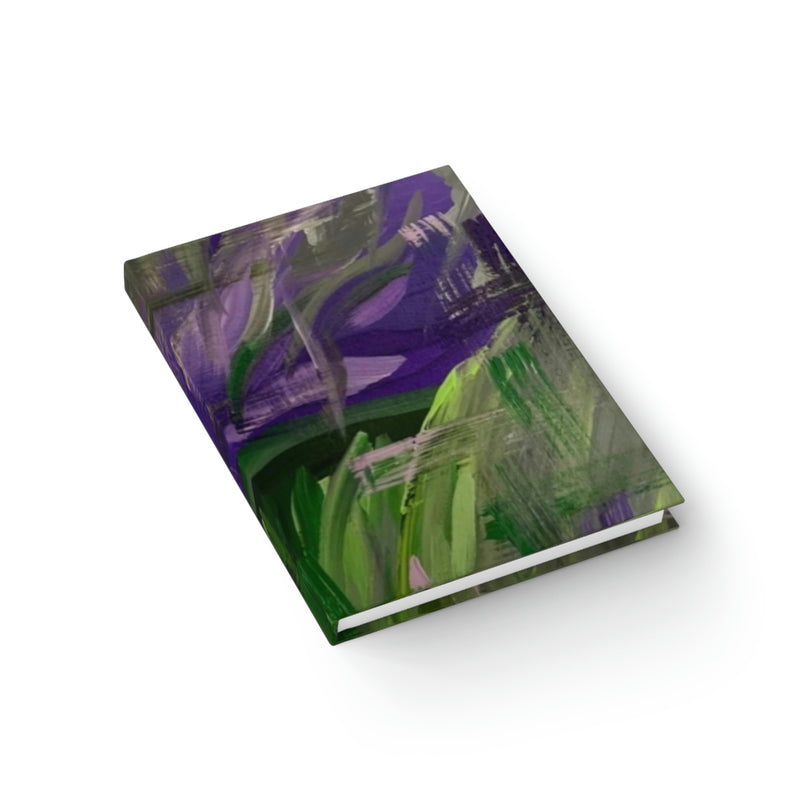 The Amethyst Iris by Art by Deanna Caroon Hard Cover Journal - Blank