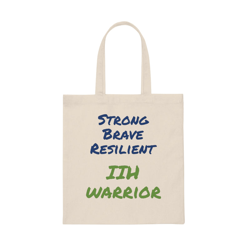 Strong- Brave-Resilient - IIH Warrior - Canvas Tote Bag