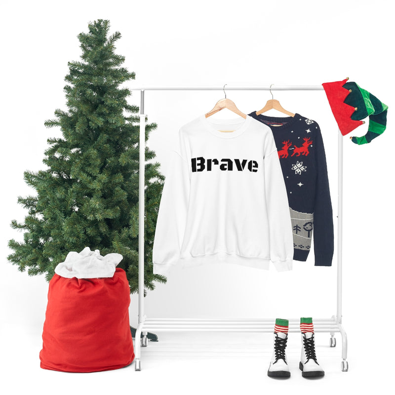 Brave- Flag- Unisex Heavy Blend™ Crewneck Sweatshirt