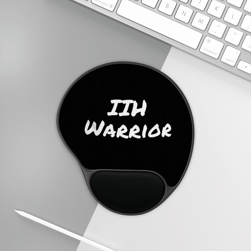 IIH Warrior -Black and White- Mouse Pad With Wrist Rest