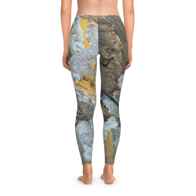 "Strength" Abstract- Stretchy Leggings