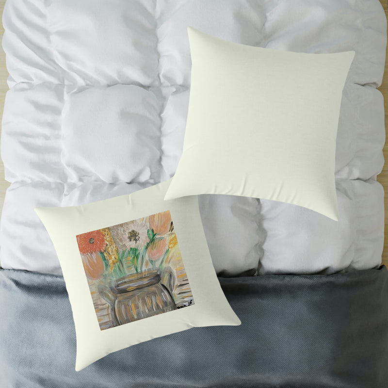 The Greg Cream Spun Polyester Pillow