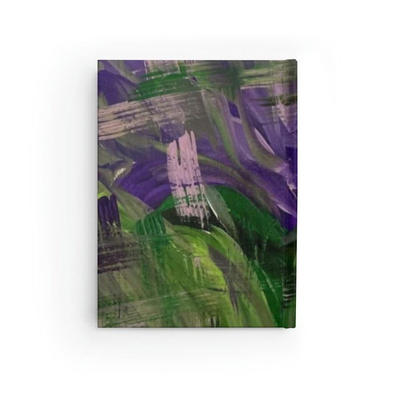 The Amethyst Iris by Art by Deanna Caroon Hard Cover Journal - Blank