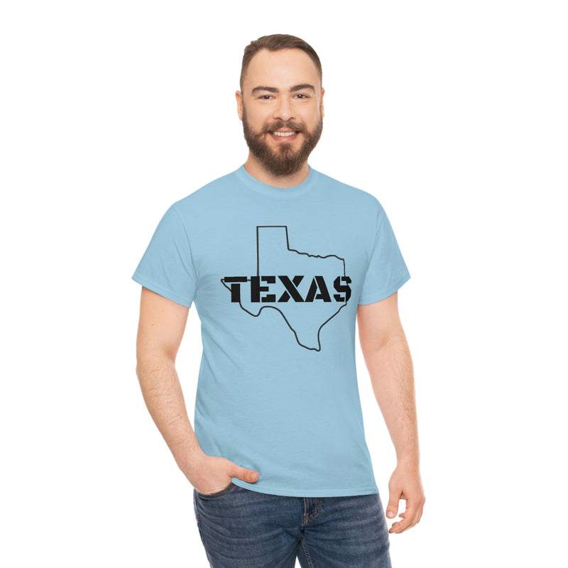 “Texas” Unisex Heavy Cotton Tee
