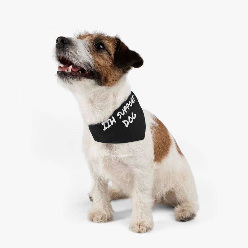 IIH Support Dog - Pet Bandana Collar