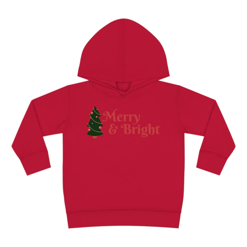 Merry & Bright Toddler Pullover Fleece Hoodie