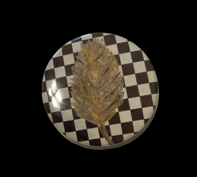 "The Golden Leaf" Diamond Bottle Opener- Oh, Shabby Chic Heaven!- 2.25"diameter