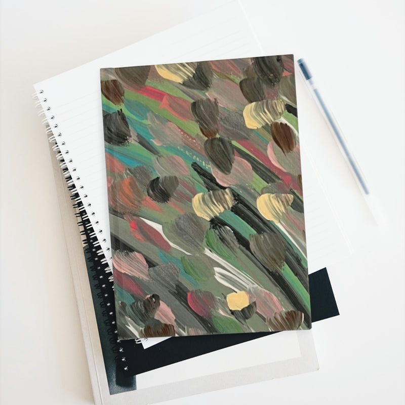 Finger Painting in The Meadow Hardcover Journal - Ruled Line