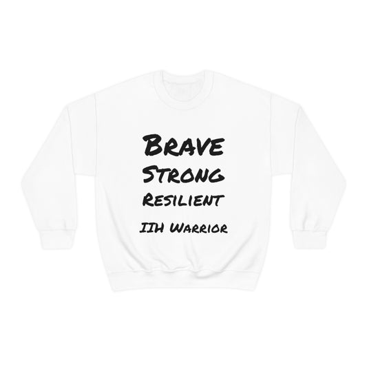 Brave Strong Resilient IIH Warrior Unisex Heavy Blend™ Crewneck Sweatshirt