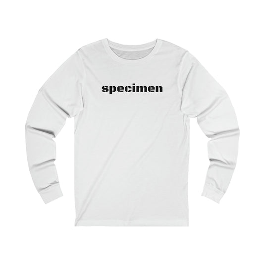 T-shirt à manches longues en jersey unisexe "Specimen"