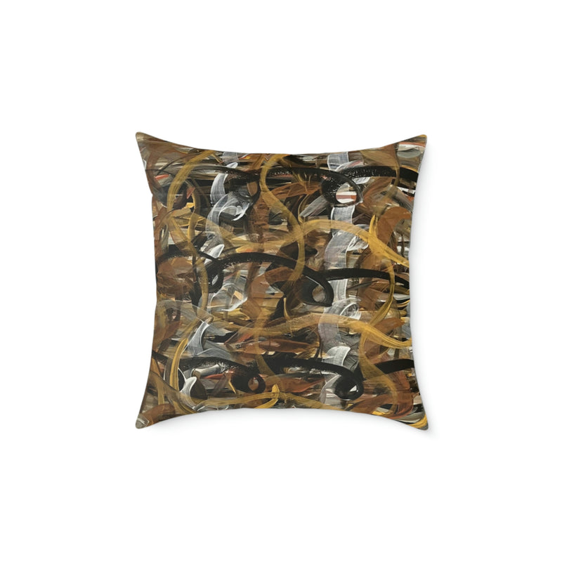 Metallic Loops Spun Polyester Pillow