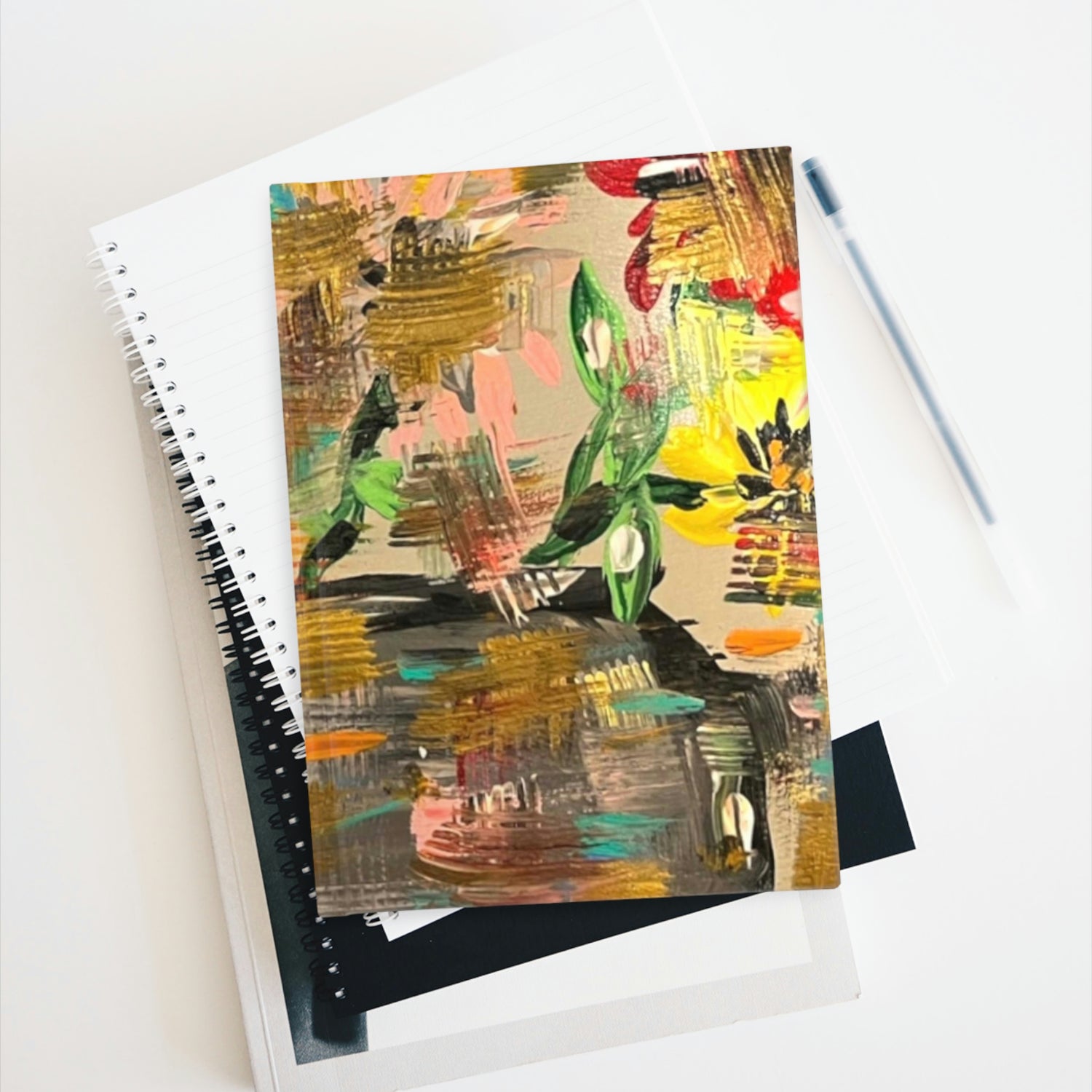Unconditional Art by Deanna Caroon Hard Cover Journal - Ruled Line