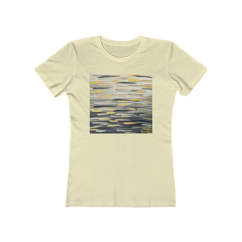 T-shirt The Boyfriend «Zebra Brushstrokes» pour femmes