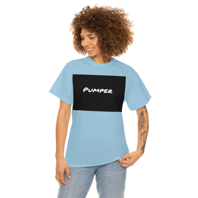 T-shirt unisexe en coton épais Pumper