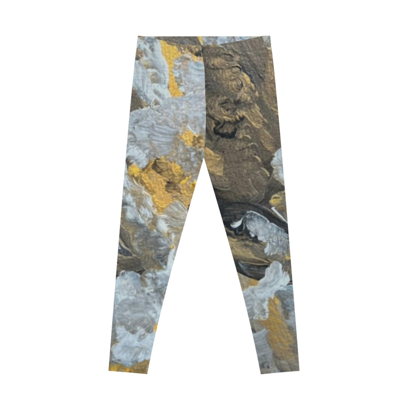 "Strength" Abstract- Stretchy Leggings