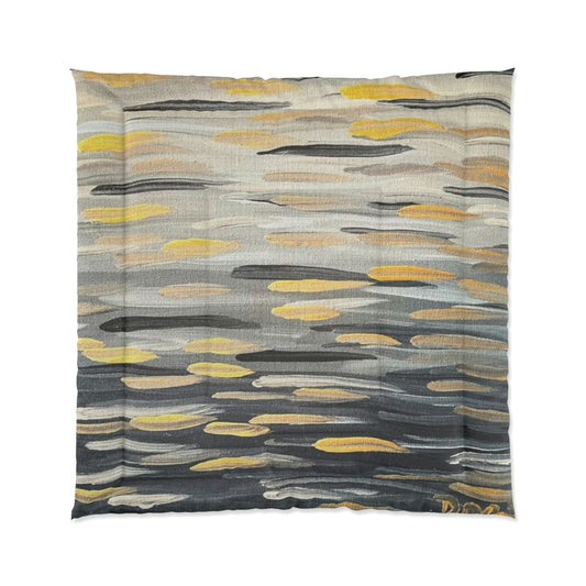 "Zebra Brushstrokes" Comforter