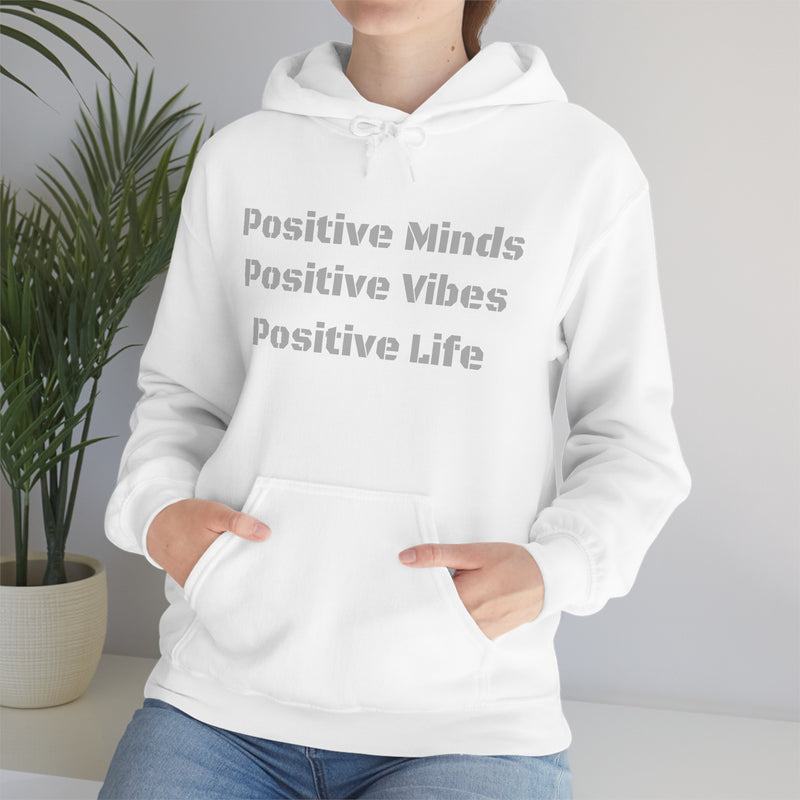 « Esprits positifs, vibrations positives, vie positive » Sweat à capuche unisexe Heavy Blend™