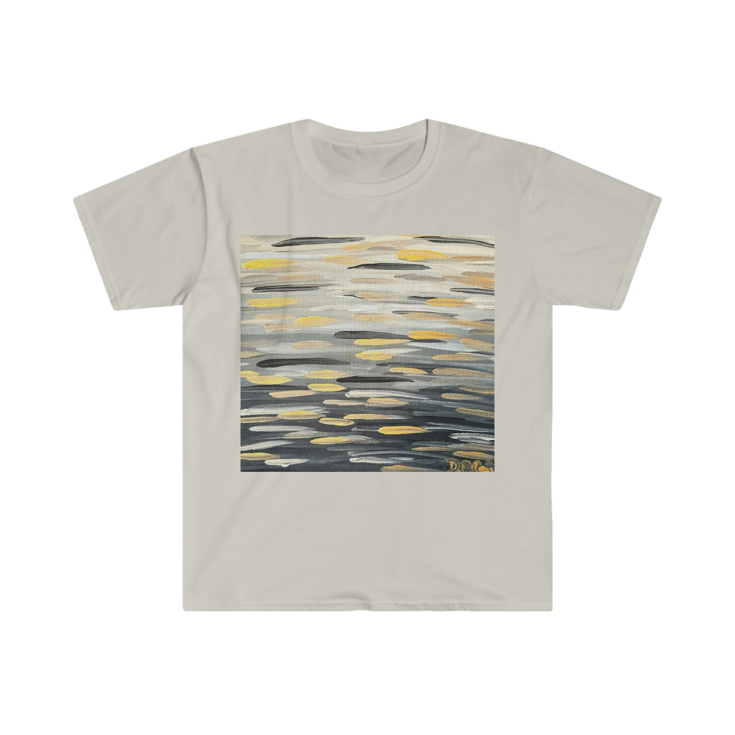 “Zebra Brushstrokes”   Unisex Softstyle T-Shirt