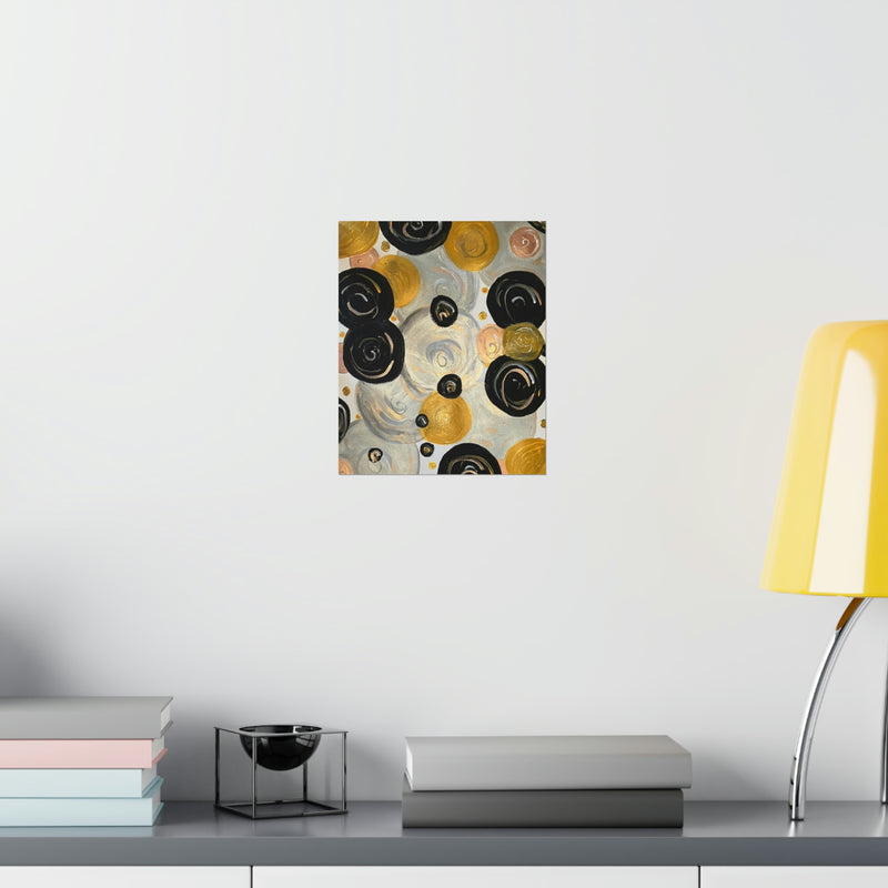 Abstract Circles by Deanna Caroon Premium Matte Vertical Posters
