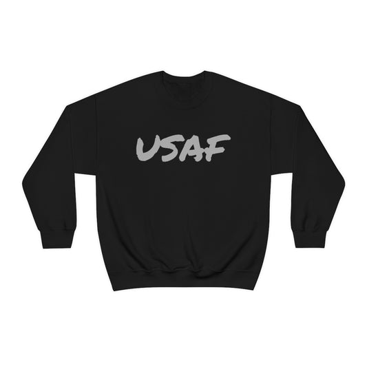 Drapeau de l'USAF - Sweat-shirt à col rond Heavy Blend™ unisexe