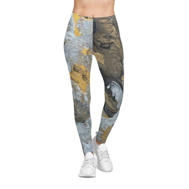 "Strength" Abstract-  Women's Casual Leggings