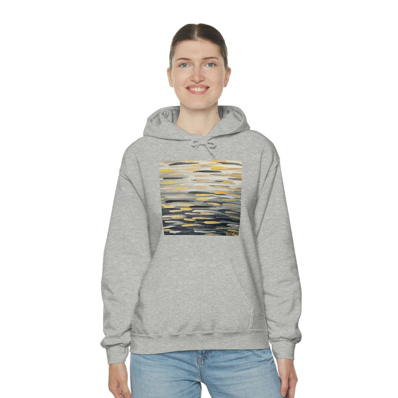 “Zebra Brushstrokes”   Unisex Heavy Blend™ Hooded Sweatshirt