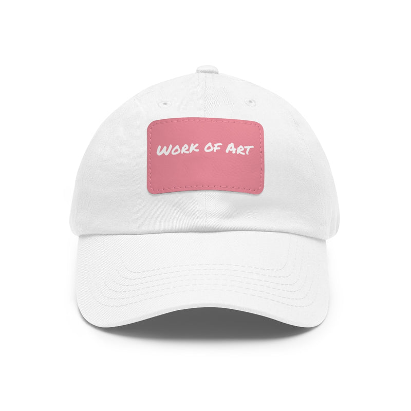 Work Of Art Dad Hat with Leather Patch